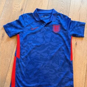 England National Dri-fit kids XL Nike Kids Blue Soccer Jersey